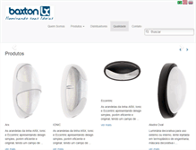 Tablet Screenshot of baxton.com.br